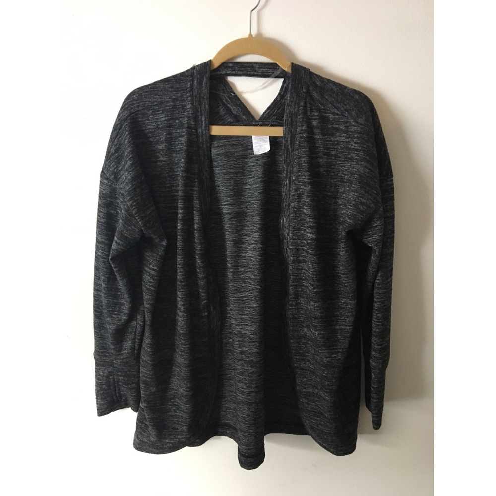 Grey cardigan